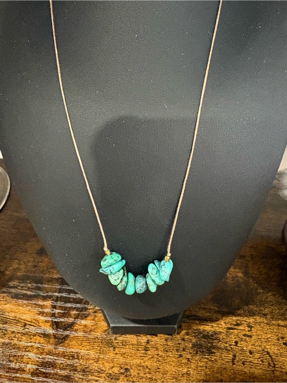 Turquoise Chip Pendant Necklace - Women Jewelry